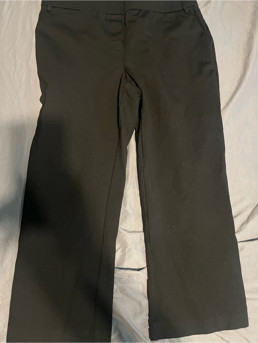 Women's Straight Leg Black Trousers